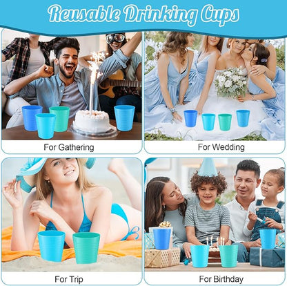 Eccliy 36 Pcs Kids Cups Bulk, 8 oz Plastic Toddler Drinking Cups Unbreakable - Image 6