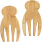 Totally Bamboo Salad Hands, Wood Salad Tongs Alternative by TotallyBamboo