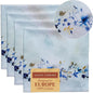 Maison d' Hermine Cloth Napkins Set of 4 100% Cotton Everyday Reusable Square Napkins Cloth Washable Dinner Wedding Restaurant Valentines Day Decorations Spring/Summer (Lazy Summer Days, 20" x 20")