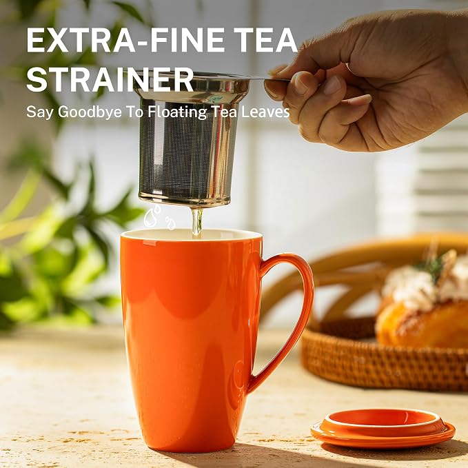 Sweese 15oz Porcelain Tea Mug - Image 4