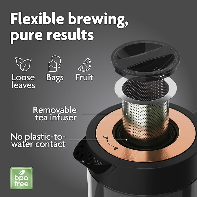 Viante Alba Electric Tea Kettle - Image 3