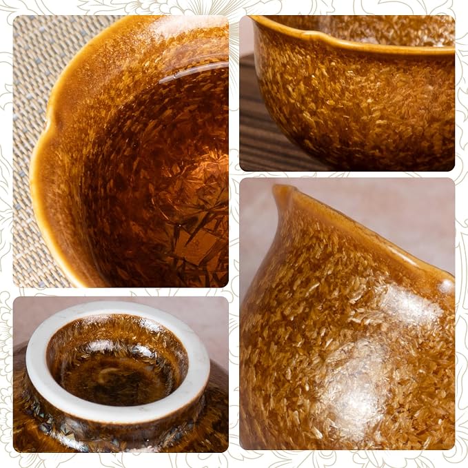 KAMMAK Ceramic Tea & Coffee Cups Set of 2 - Image 6