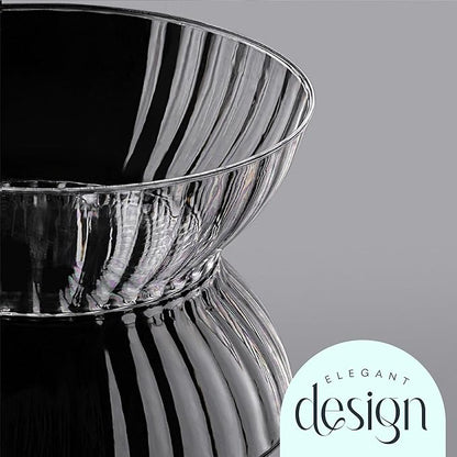 PLASTICPRO 50 Pack Plastic Bowls Crystal Like 10 oz Bowls Elegant Clear Plastic Bowls for Party and Occasions