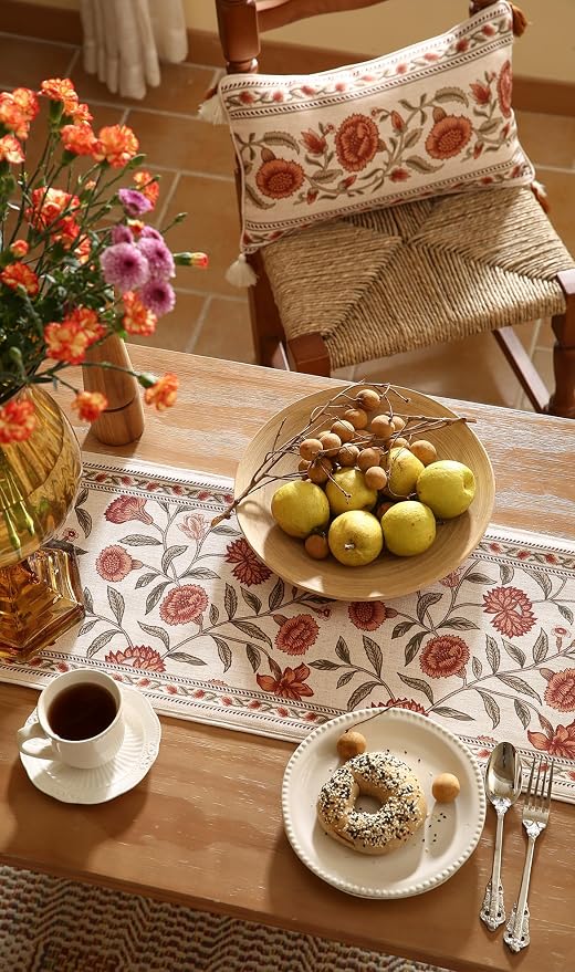 Designer French Linen Extra Long Table Runner, Kitchen Decor, Dining Table - Image 7