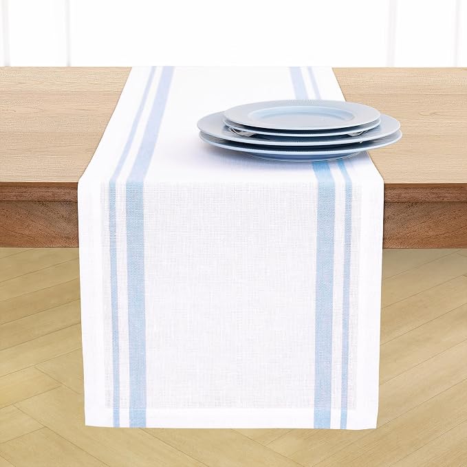 Solino Home 100% Pure Linen Table Runner, 14 x 90 in by SolinoHome