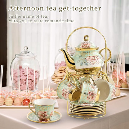20 Pieces Porcelain Tea Set - Image 3
