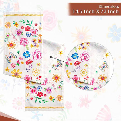 Maison d' Hermine Table Runner 100% Cotton 14.50" x 72" | Table Runners 72 - Image 4