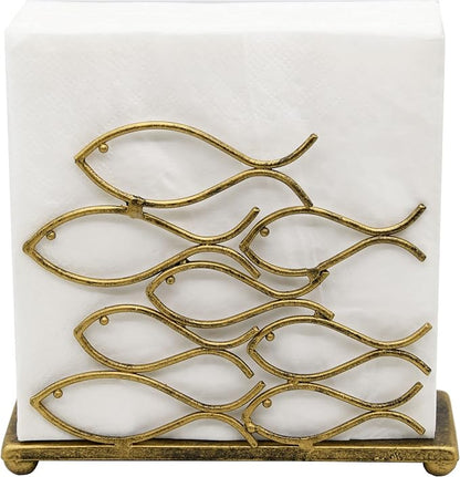 OwlGift Fish Design Napkin Holder, Ocean Serviette Dispenser, Marine Cocktail - Image 2