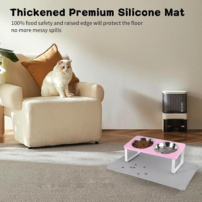 Summark Upgraded Elevated Cat Bowls - Image 3