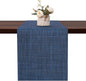 Table Runner 55 Inches Long, Vinyl Woven Heatproof Table Runners | Washable by Banchif