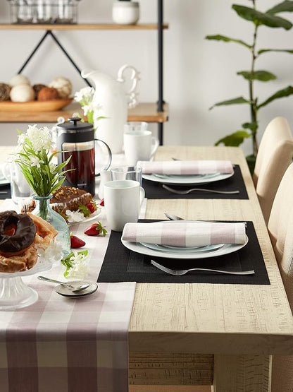 DII PVC Tabletop Collection Woven Indoor/Outdoor, Placemat Set, 6 Piece - Image 5