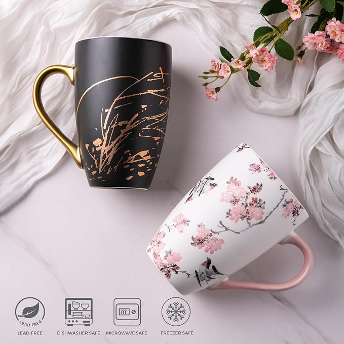 AmorArc Tea Cup With Infuser and Lid, 18oz Loose Leaf Tea Mug With Steeper | - Image 7