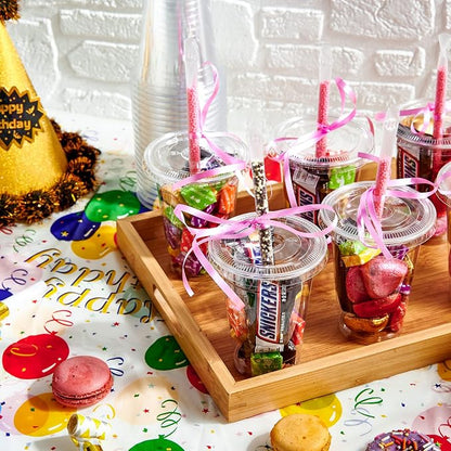 Lilymicky 200 Sets 10 oz Clear Plastic Cups - Image 3
