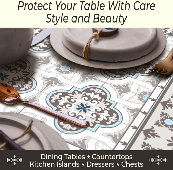 Heat Resistant Table Runner, 53 x 14 Inch - Image 3