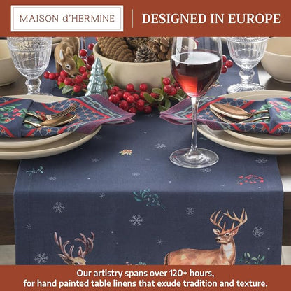 Maison d' Hermine Table Runner 100% Cotton 14.50" x 72" | Table Runners 72 - Image 2