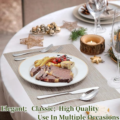 49PCS Silverware Set with Organizer, Stainless Steel Flatware Drawer Cutlery Set - Image 4