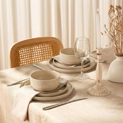 Ceramic Dinnerware Set, 12-Piece Service - Image 2
