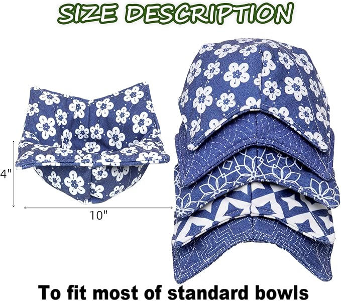 Cotton Microwavable Bowl Cozy, Microwave-Safe Hot Bowl Holders, Soup bowl Cozy - Image 2