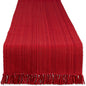 DII Variegated Tabletop Collection, Table Runner3x108, Tango Red by DII