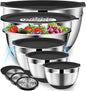 DUTZUN Kitchen Appliances, Large Mixing Bowls by DUTZUN