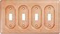 Oversized Decorative Light Switch Cover Plate Elegant Maple Wood Design For Stylish Wall Plates And Switch Covers