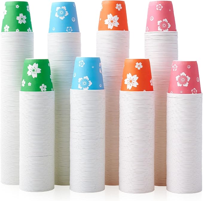 LITOPAK 800 Pack 3 oz Paper Cups, Small Paper bathroom cups 3 ounce | by LITOPAK