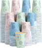Clawsoff 300 Pack Paper Cups 8 oz, Disposable Coffee Cups 8 OZ（Colourful ） | by BuyNow