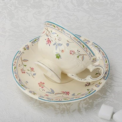 fanquare Vines Floral Tea Cup and Saucer - Image 2