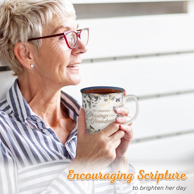 Christian Art Gifts Large Ceramic Inspirational Coffee & Tea Scripture Mug - Image 4