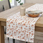 Table Runner 48 inches Long Floral Vintage Flowers Botanical Design Rustic by OveeshaHomeDecor