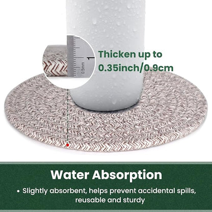 8 Inch Trivets for Hot Dishes, Hot Pots and Pans, Thick Heat Resistant - Image 4