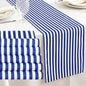 6 Pcs Navy Blue and White Stripe Table Runner, 13 x 72 Inch | Linen Kitchen by Unknown