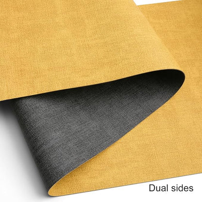 Table Runners 55 Inch Long, Dual-Sided Faux Leather Table Runner | Waterproof - Image 2