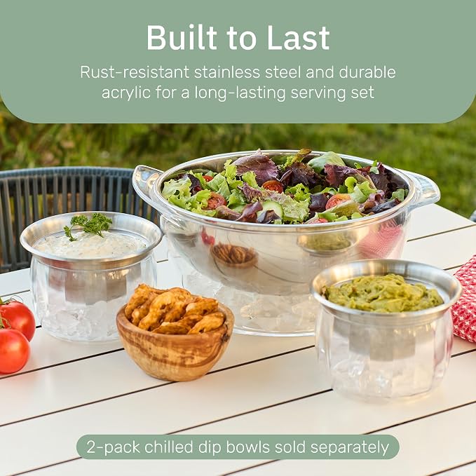 Useful Co. Chilled Serving Bowl, Salad Bowl - Image 7