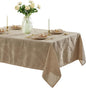 Newbridge Barcelona Luxury Damask Fabric Tablecloth, 70” Extra Wide x 108” by HomeBargainsPlus
