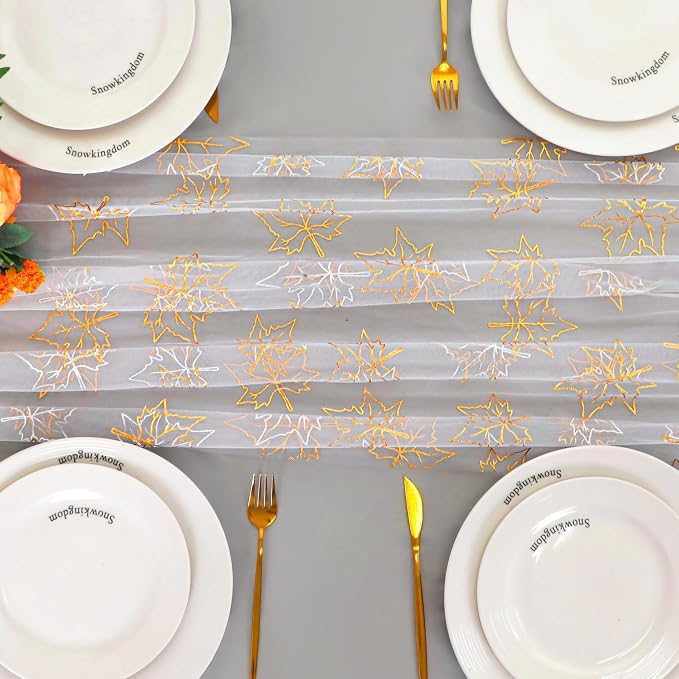 Snowkingdom 10ft Fall Table Runner - Image 6