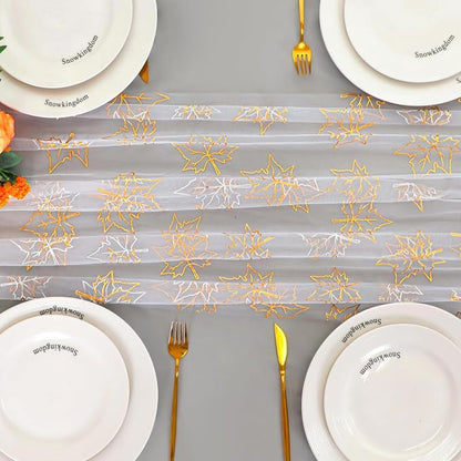 Snowkingdom 10ft Fall Table Runner - Image 6