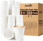 300 Pack 8 oz Paper Cups, Disposable White Hot and Cold Coffee Cups | Water by Sipthene