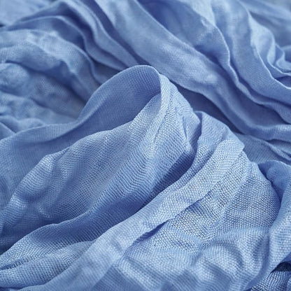 Asee'm 3pcs Light Blue Cheesecloth Table Runner Summer 10FT Gauze Rustic | Boho - Image 5