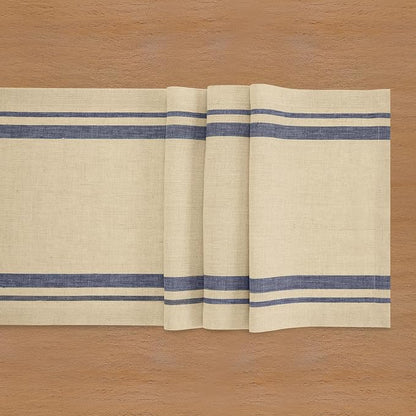 Solino Home 100% Linen Table Runner, 14 x 72 in, mitered corners | Pure Linen | - Image 9