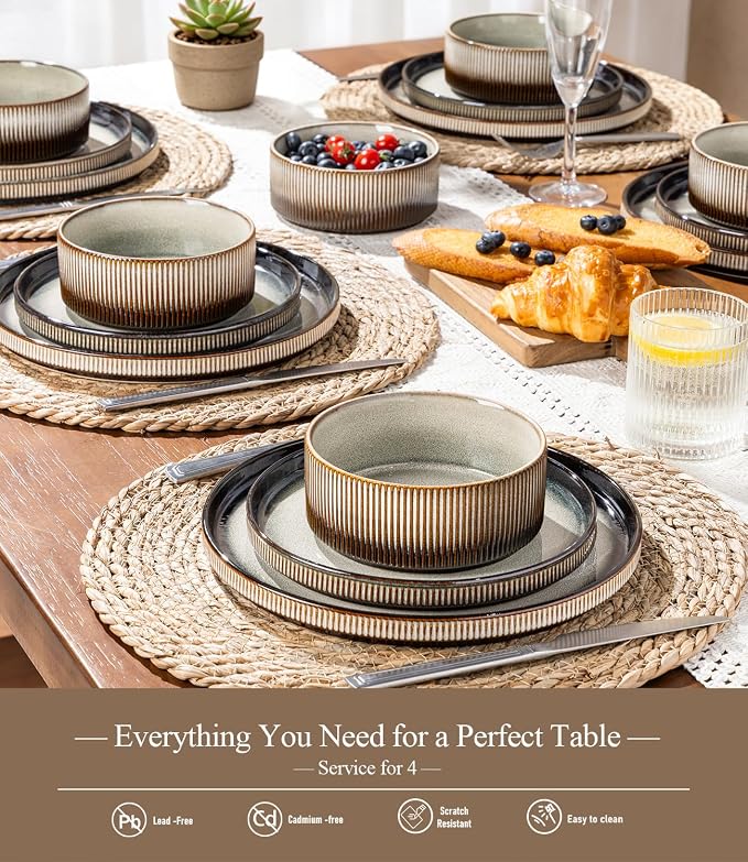 GBHOME Stoneware Dinnerware Sets - Image 5