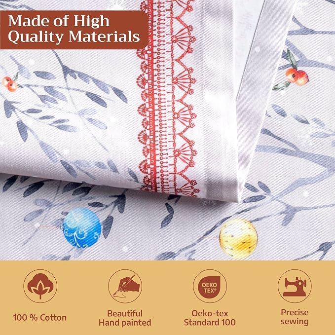 Maison d' Hermine Table Runner 100% Cotton 14.50" x 72" | Table Runners 72 - Image 3