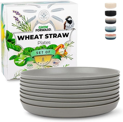 Grow Forward Premium Wheat Straw Plates by GrowForward