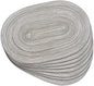 Noctiflorous Oval Braided Placemats Set of 8 Woven 12x18 Inch Non Slip Washable Heat Resistant Place Mats Round Tablemats for Dining Kitchen Party Daily Table Decor Dinner Mats (Gray, 8)