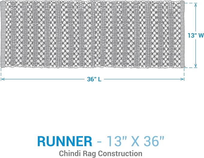 Park Designs Rainforest Chindi Table Runner 13" x 36" | Cotton | Tassel Fringe - Image 4