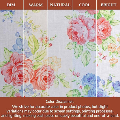 Maison d' Hermine Table Cloth Rectangle Table 100% Cotton 60 x 120 Inches Tablecloth Reusable Decorative for Dining Room Farmhouse Home Valentines Day Decorations Spring Summer - Vintage Floral