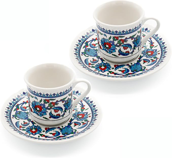 Turkish Coffee Cups Set of 2 by CERAMICCI