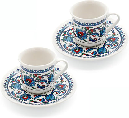 Turkish Coffee Cups Set of 2 by CERAMICCI