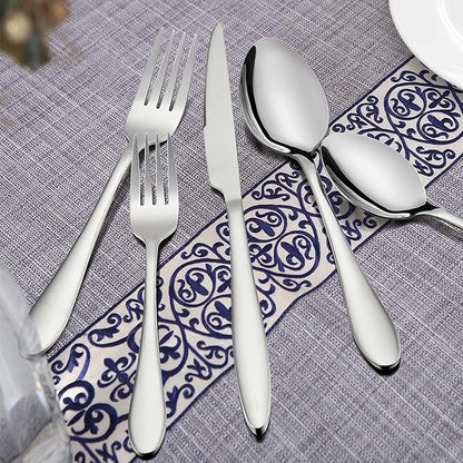 LIANYU 48-Piece Silverware Set for 8 - Image 5