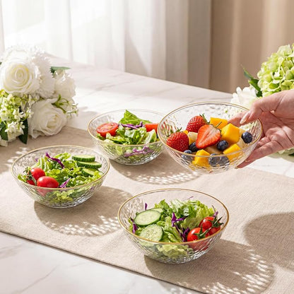 Tinybee 30 Pack Clear Plastic Bowls - Image 9
